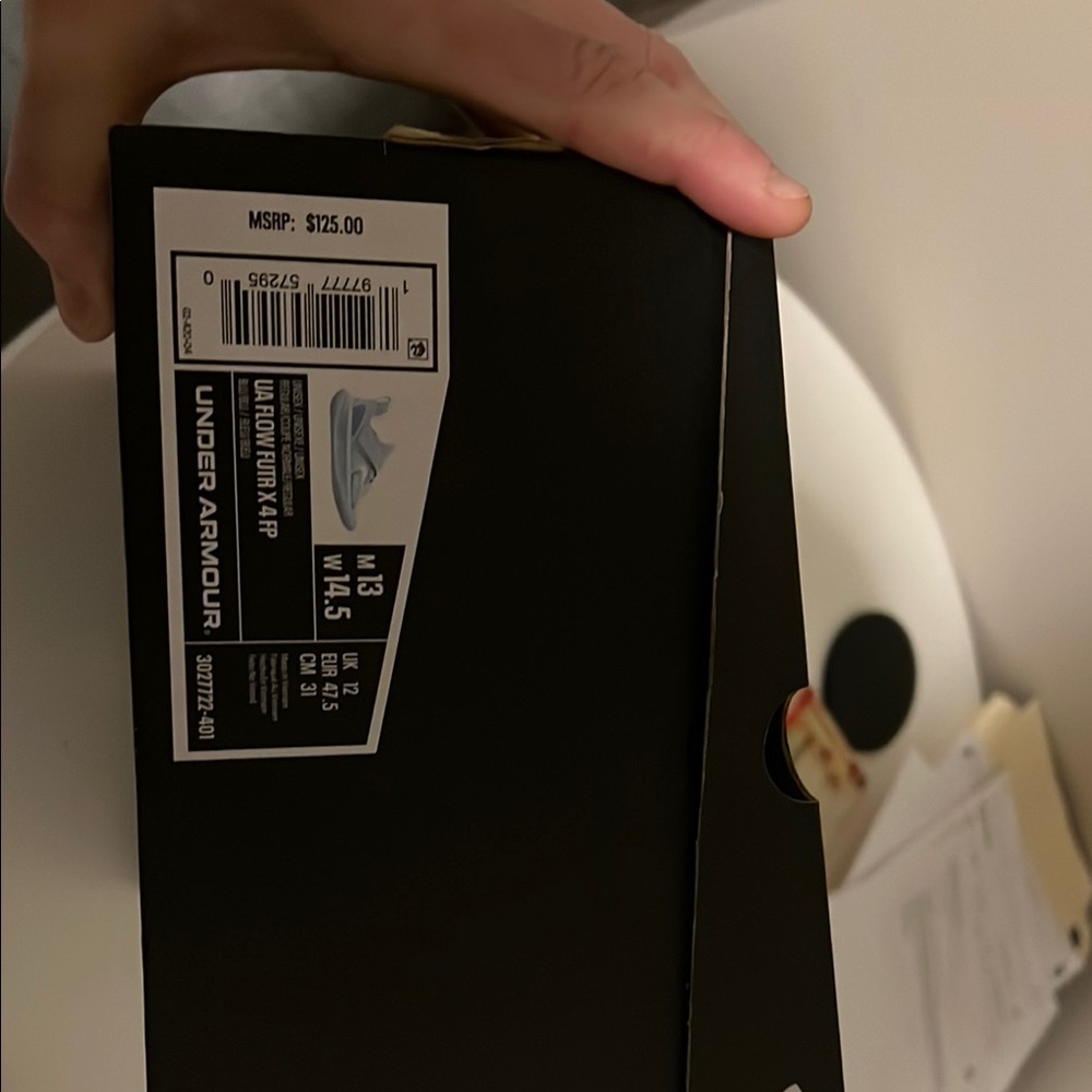 Under Armour Black Shoe Box